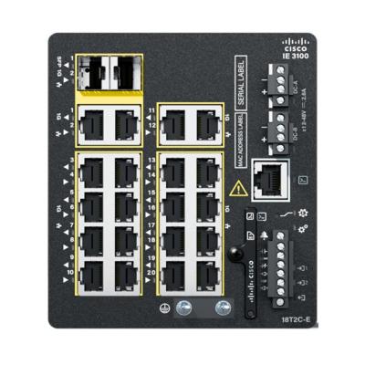 CISCO  Catalyst IE3100 G&eacute;r&eacute; L2/L3 Gigabit Ethernet (10/100/1000) Noir