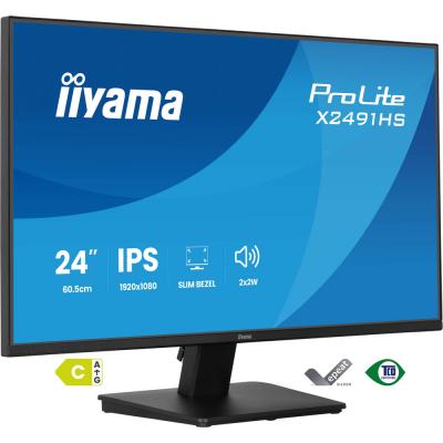 IIYAMA Moniteur PC  ProLite X2491HS-B1 23,8 IPS Full HD 120 Hz 1 ms Noir - Neuf