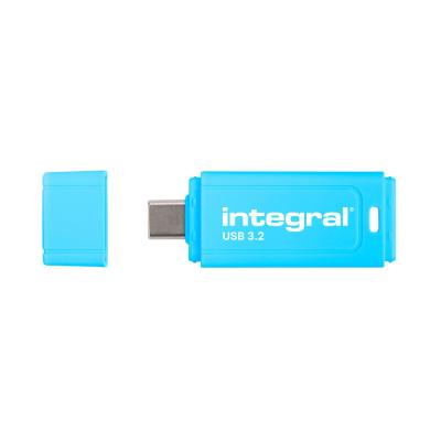 INTEGRAL  Neon-C - Cl&eacute; USB - 128 Go - USB-C 3.1 Gen 1 - bleu