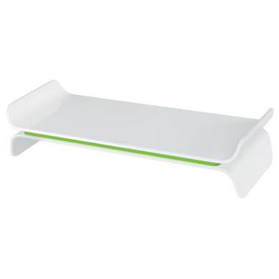 LEITZ Support d'&eacute;cran d'ordinateur r&eacute;glable Ergo WOW Vert et blanc