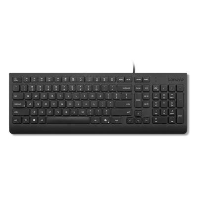 LENOVO  4Y41R64644, Taille r&eacute;elle (100 %), Avec fil, USB, Plunger key switch, Noir