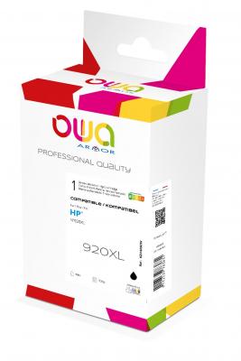 OWA Cartouche  compatible hp 920XL noire pour imprimante jet d'encre
