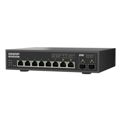 QNAP  QSW-L3208-2C6T, G&eacute;r&eacute;, L2, 10G Ethernet (100/1000/10000), Bureau