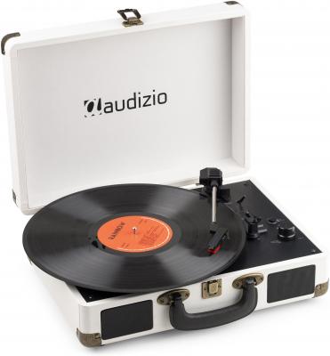  Audizio RP116CR Platine Vinyle R&eacute;tro avec Bluetooth IN & OUT, Haut-Parleurs Int&eacute;gr&eacute;s &ndash; Cr&egrave;me 
