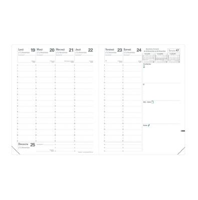  Quo Vadis 016017q Recharge Pour Agenda Civil President S/F Td 21x27cm Ann&eacute;e 2013 2014