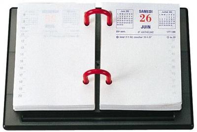 3M Socle Eph&eacute;meride pour recharges. Socle bois ou plastique Socle plastique &eacute;ph&eacute;meride
