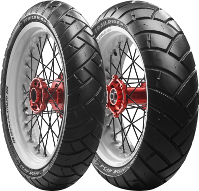 AVON  Trailrider ( 120/70 ZR17 TL (58W) Marquage M+S, Roue avant )