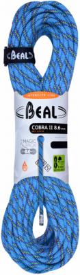 BEAL  - Corde d'escalade &agrave; double - Cobra II 8.6mm Blue  - Taille 60 m - Bleu