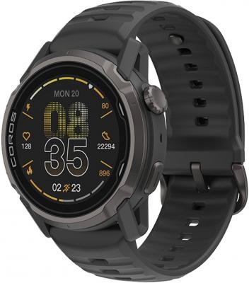 COROS  - Montre connect&eacute;e - Apex 4 46mm Black  en Titane - Noir