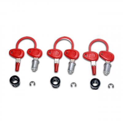 GIVI  Z228 Lot de 3 serrures de Serrure &agrave; Combinaison Noir 40