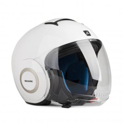 SHARK  Casque Moto Nano, Blanc, Taille XS