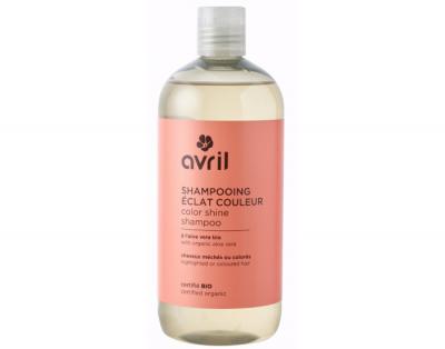 AVRIL  - Shampooing Eclat Couleur &Agrave; L'aloe Vera - 500ml - Certifi&eacute; Bio
