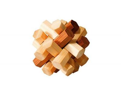 FRIDOLIN  - 17494 - Puzzles - Casse T&ecirc;te Bambou - Double N&oelig;ud