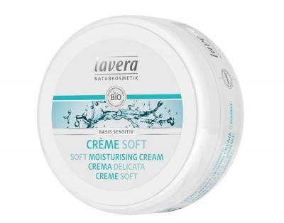 LAVERA  Basis Sensitiv - Cr&egrave;me Soft Visage et Corps - 150 ml