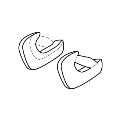 ROOF Mousses de joues  pour casque RO200- 57/58