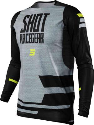 SHOT Maillot cross  Contact Loom gris/noir/jaune fluo- 2XL