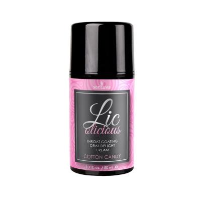 SENSUVA Gel Oral pour Fellation Barbe &agrave; Papa Delight Lic-O-Licious