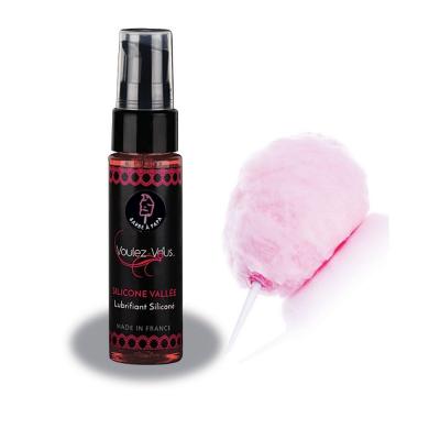 VOULEZ VOUS... Lubrifiant silicone barbe &agrave; papa Silicone Vall&eacute;e 35 ml