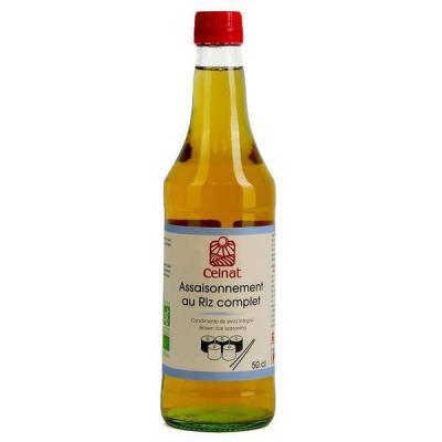 CELNAT  Vinaigre de riz complet bio - Bouteille 50cl