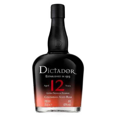 DICTADOR  Rhum  12 ans 40% - Bouteille 70cl