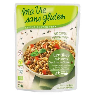  Lentilles Cuisinees Soja & Duo De C&eacute;r&eacute;ales