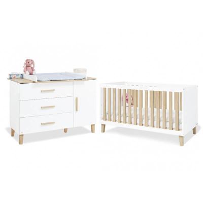 PINOLINO Ensemble chambre b&eacute;b&eacute; &laquo;&nbsp;lumi&nbsp;&raquo; extra large, &agrave; 2 &eacute;l&eacute;ments