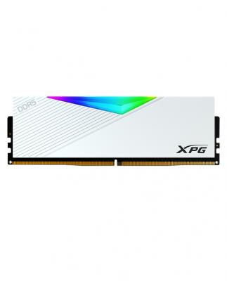 XPG Barrette m&eacute;moire DDR5 ADATA  Lancer RGB 16Go - 7200 MHz - Blanc