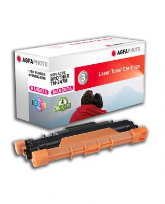 AGFAPHOTO  Toner Laser &eacute;quivalent de Brother TN-247M 2300 Pages Magenta