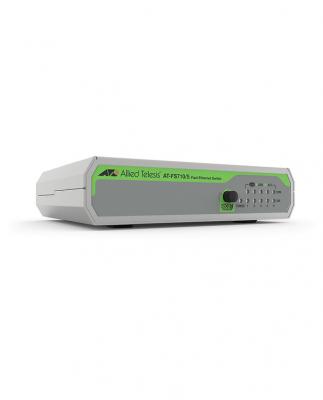 ALLIED TELESIS  FS710/5 Non-g&eacute;r&eacute; Fast Ethernet (10/100) Vert, Gris