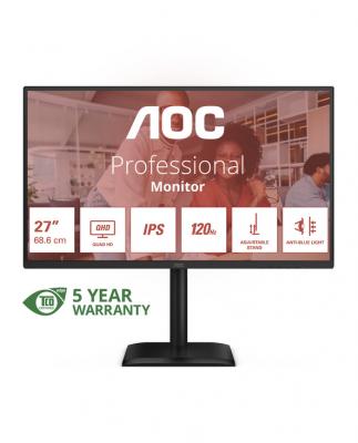 AOC  E4 Q27E4U 27"" LED Quad HD 4 ms Noir