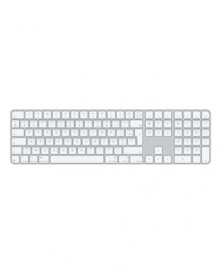 APPLE Clavier sans fil Azerty  Magic Keyboard avec Touch ID et pav&eacute; num&eacute;rique Blanc 