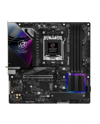 ASROCK  Phantom Gaming B850M Riptide WiFi AMD B850 Emplacement AM5 micro ATX