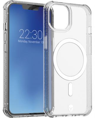 BIGBEN CONNECTED Force Case Air Coque Rigide pour iPhone 13 MagSafe Transparent
