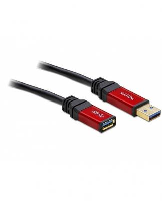 DELOCK  3.0m USB 3.0 A M/F c&acirc;ble USB 3 m USB 3.2 Gen 1 (3.1 Gen 1) USB A