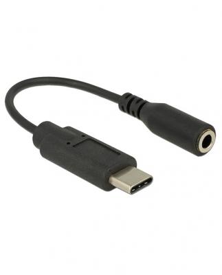 DELOCK  Usb C To Jack 3.5 Mm Adapter 14 Cm Noir