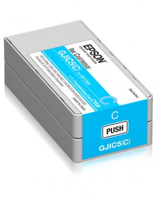 EPSON  GJIC5(C) - cyan - original - cartouche d'encre