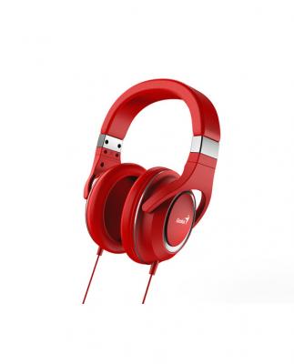 GENIUS  HS-610 Casque Avec fil Arceau Appels/Musique Rouge
