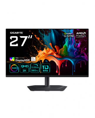 Gigabyte &Eacute;cran Gaming Mo27q3 Ek 27&acute;&acute; Qhd Qd-oled Oled 360hz
