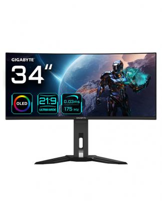 GIGABYTE  34"" Moniteur UltraWide gaming incurv&eacute; 