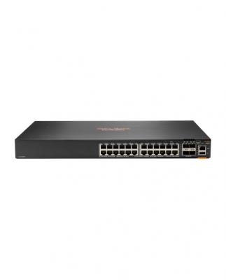 HPE Hewlett Packard Enterprise Aruba 6200F 24G 4SFP+ G&eacute;r&eacute; L3 Gigabit Ethernet (10/100/1000) 1U Noir