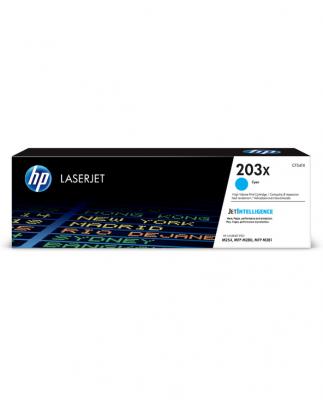 HP Toner cyan  haute capacit&eacute; pour LaserJet M254/ M280 (203X)
