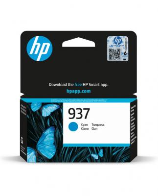 HP  937 Cartouche d'encre Cyan Original 4S6W2NE