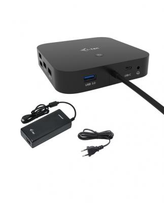I TEC Accessoires PC portable - I-Tec - USB-C HDMI DP Docking Station + Charger 100W