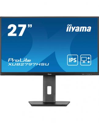 IIYAMA Ecran PC  XUB2797HSU-B2 27"" FHD/100Hz/IPS/1ms/Pivot/AdaptSyn