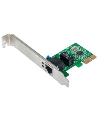 INTELLINET  Carte r&eacute;seau Gigabit PCI Express, Ethernet RJ45 10/100/1000 Mbit/s, garantie de 3 ans - Neuf