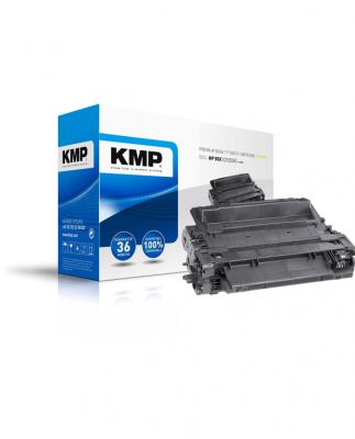 KMP Toner compatible noir  1222,8300 remplace HP 55X, CE255X 12500 pages 1 pc(s)