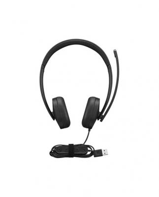 LENOVO  4XD1P83425 &eacute;couteur/casque Avec fil Arceau Appels/Musique USB Type-A Noir