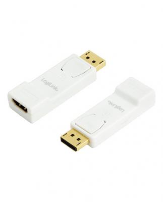 GENERIQUE LogiLink CV0057 Adaptateur DisplayPort vers HDMI Blanc