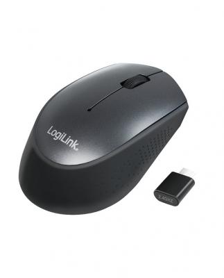 LOGILINK  - Souris - optique - 3 boutons - sans fil - 2.4 GHz - r&eacute;cepteur sans fil USB 