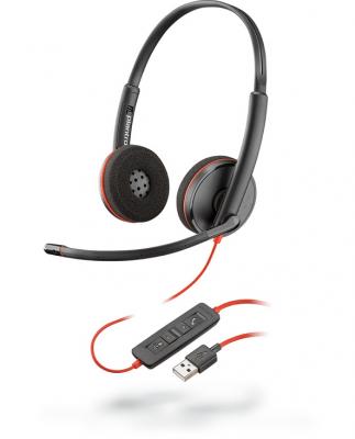 Polycom Blackwire C3220 Headphones Noir